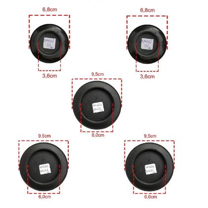 Imagem de Kit espalhador tampa para fogão brastemp 5 bocas - bfs5ncr