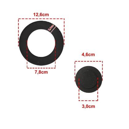 Imagem de Kit espalhador tampa para fogão electrolux 5 bocas - gc75u