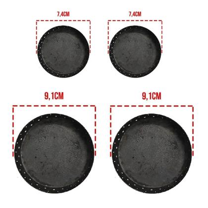 Imagem de Kit espalhador tampa para fogão electrolux 52 sxc - 4 bocas