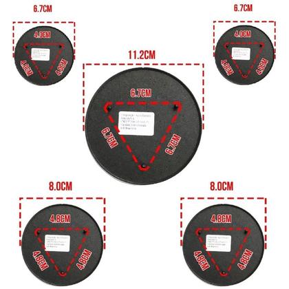 Imagem de Kit espalhador tampa para fogão itatiaia waves - 5 bocas