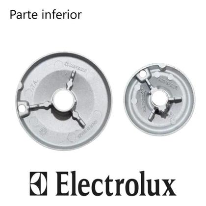 Imagem de Kit Espalhadores E Bacias P/ Fogão Brastemp Ative 4 Bocas