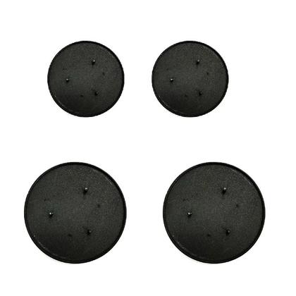 Imagem de Kit Espalhadores Tampa Fogão Brastemp Clean 4 Bocas 2p 2g