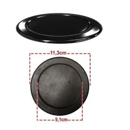 Imagem de Kit Espalhadores Tampa Peças Fogão Esmaltec Agata - 5 Bocas