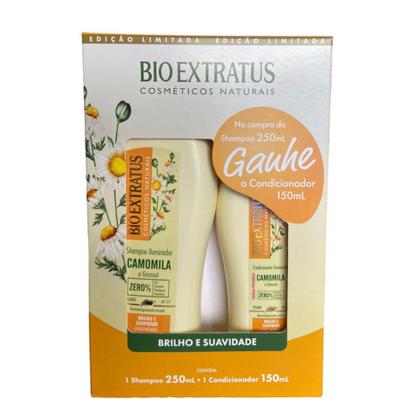 Imagem de Kit Especial Camomila 1 Shampoo 250ml 1 Condicionador 150ml Bio Extratus - BIOEXTRATUS