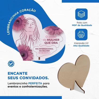 Imagem de Kit Especial com 10 Lembrancinhas de Coração para o Dia das Mulheres