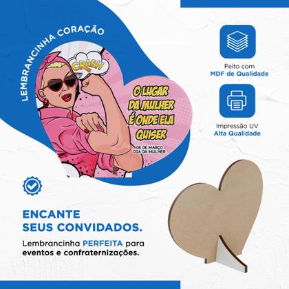 Imagem de Kit Especial com 10 Lembrancinhas de Coração para o Dia das Mulheres