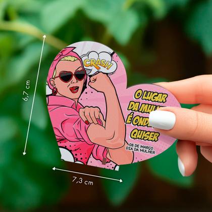 Imagem de Kit Especial com 20 Lembrancinhas de Coração para o Dia das Mulheres