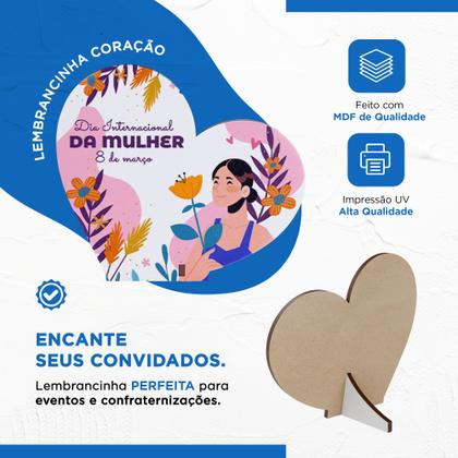 Imagem de Kit Especial com 20 Lembrancinhas de Coração para o Dia das Mulheres