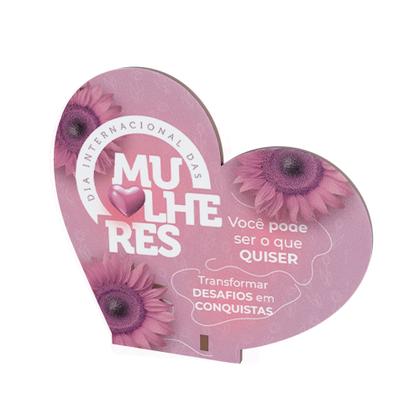 Imagem de Kit Especial com 50 Lembrancinhas de Coração para o Dia das Mulheres