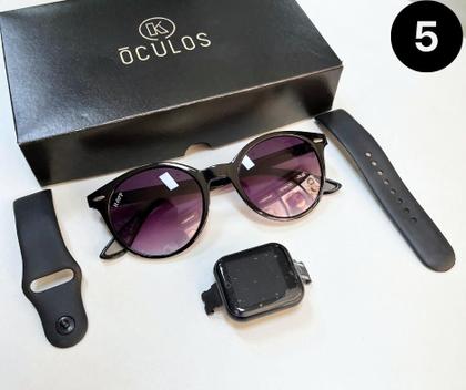 Imagem de Kit especial de natal (oculos de sol + relógio smart watch)