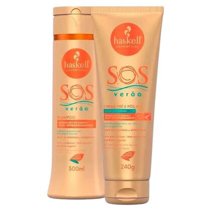 Imagem de Kit Especial S.O.S Verão Shampoo 300ml + Creme Pré e Pós Sol 240g