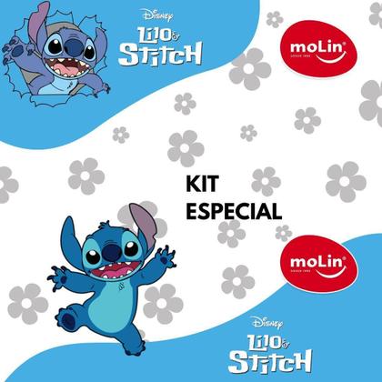 Imagem de Kit Especial Stitch Com 7 Itens Lilo E Stitch Disney Molin