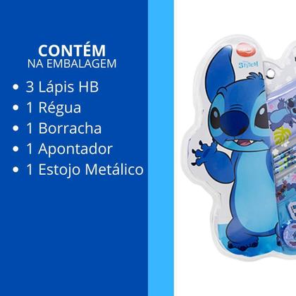 Imagem de Kit Especial Stitch Com 7 Itens Lilo E Stitch Disney Molin