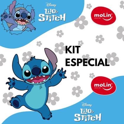 Imagem de Kit Especial Stitch com 7 Itens Lilo e Stitch Disney Molin