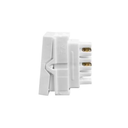 Imagem de Kit Espelho 4x4 com Suporte + 4 módulos interruptor simples + 2 módulos interruptor paralelo - Linha Vivaz