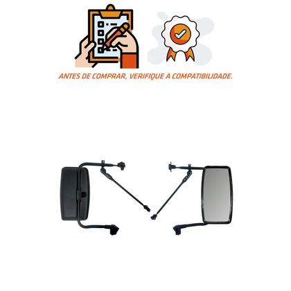 Imagem de Kit Espelhos Retrovisor VW Delivery 5 Convexo LD LE Completo