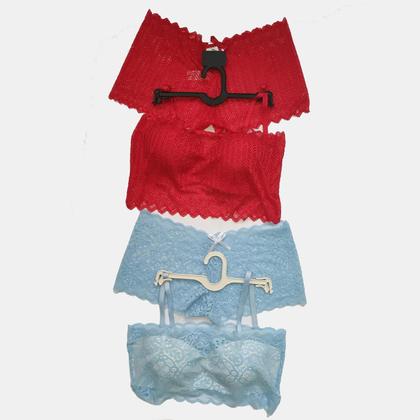 Imagem de Kit Espera Marido com 2 Baby Dolls Sensuais e Luxuosos com Bojo e Renda