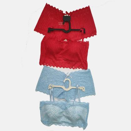 Imagem de Kit Espera Marido com 2 Baby Dolls Sensuais e Luxuosos com Bojo e Renda