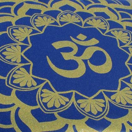 Imagem de Kit Espiritual Tarô Indiano e Toalha Azul C/ Brilho 70cm