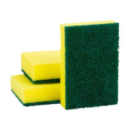 Imagem de Kit Esponjas de Lavar Louça Bucha De Limpeza Multiuso Dupla Face