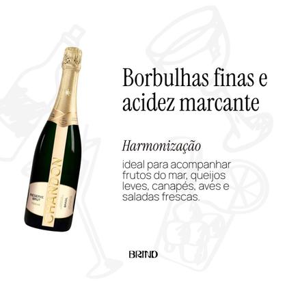 Imagem de Kit espumante chandon reserve brut 750ml com 3 garrafas