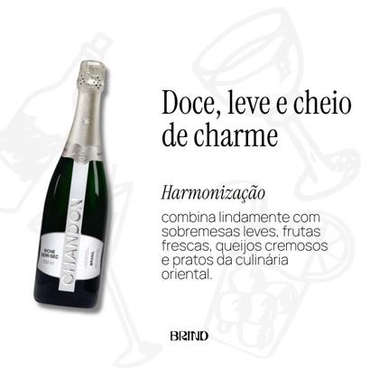 Imagem de Kit espumantes chandon riche demi sec 750ml com 6 garrafas