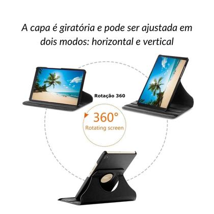 Imagem de Kit Essencial: Capa Giratória com Cartão de Memória para Tablet A7 T220 T225