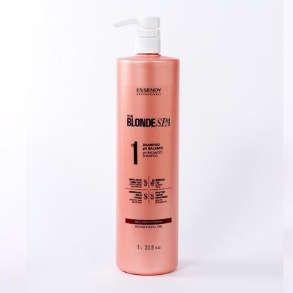 Imagem de Kit Essendy Blonde Spa Shampoo Mascara e Leave in 1l