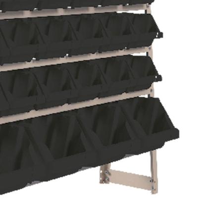 Imagem de Kit Estante Gaveteiro com 49 Gavetas Preta Nr. 3, 5 e 7