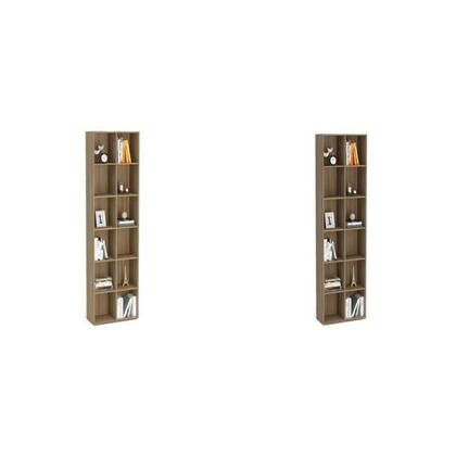 Imagem de Kit Estante para Livros com 12 Nichos 221cmx148cm Caracol