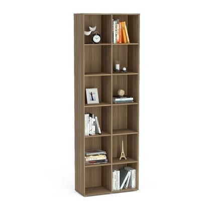 Imagem de Kit Estante para Livros com 12 Nichos 221cmx148cm Caracol