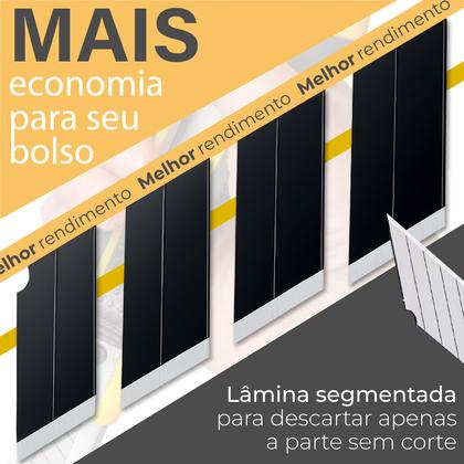 Imagem de Kit Estilete Profissional 18mm Emborrachado Com Lâminas Extra Reforçado Linha Premium