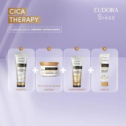 Imagem de Kit Eudora Siàge Cica-Therapy Shampoo Condicionador Máscara