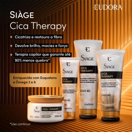 Imagem de Kit Eudora Siàge Cica-Therapy Shampoo Condicionador Máscara