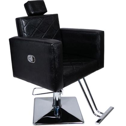 Imagem de KIT Evidence - 1 Lavatório + 1 Cadeira Fixa + 1 Cadeira Reclinável com Bases Quadradas Para Salão