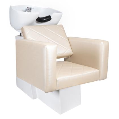 Imagem de KIT Evidence - 1 Lavatório + 1 Cadeira Fixa De Base Quadrada Para Salão