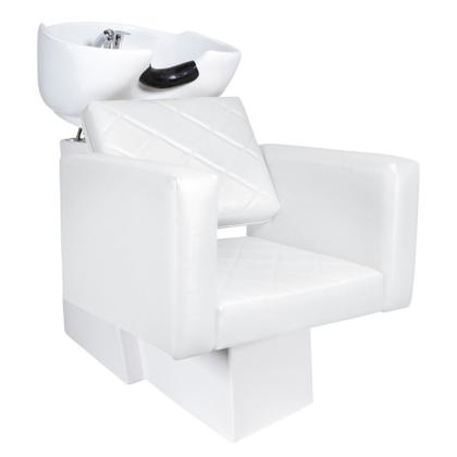 Imagem de KIT Evidence - 1 Lavatório + 1 Cadeira Fixa De Base Quadrada Para Salão