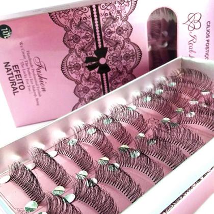 Imagem de Kit Extensão Cola   Cartela 10 Pares e Tufos em Tela