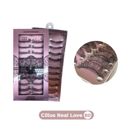 Imagem de Kit Extensão Cola   Cartela 10 Pares e Tufos em Tela