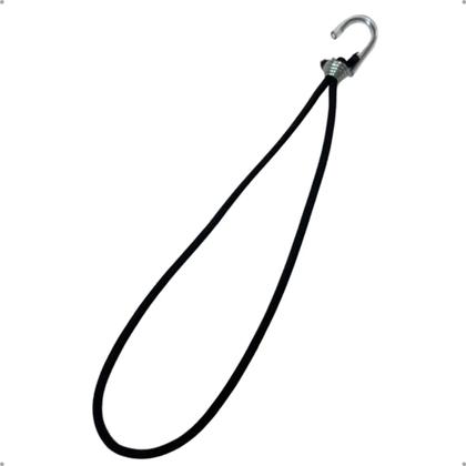 Imagem de Kit Extensor Lona Elástico 50 Uni Corda Fixador Gancho 35cm Preto
