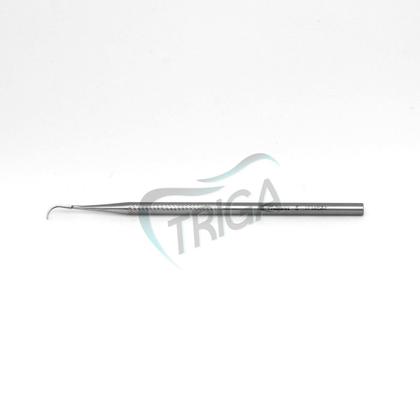 Imagem de Kit Extração Tártaro - Espelho N5, Sonda Exploradora N5, Extrator de Tartaro N3 e Pinça Clinica 16 cm