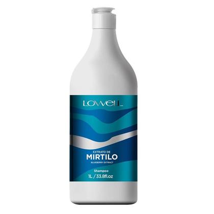 Imagem de Kit Extrato de Mirtilo Shampoo + Condicionador 1 Litro + Fluído Liso Magico 200ml - Lowell