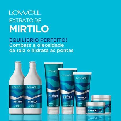 Imagem de Kit Extrato de Mirtilo Shampoo + Condicionador 1 Litro + Leave-in 180ml - Lowell