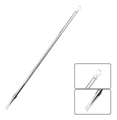 Imagem de Kit Extrator de Cravos e Espinhas 7 Peças em Aço Inox - Kit Beleza Completo