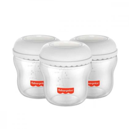 Imagem de Kit Extrator de Leite Elétrico Com 3 Frascos 150 ml - BB3201K