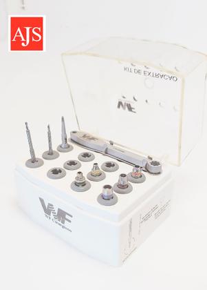 Imagem de kit extrator de parafuso danificado