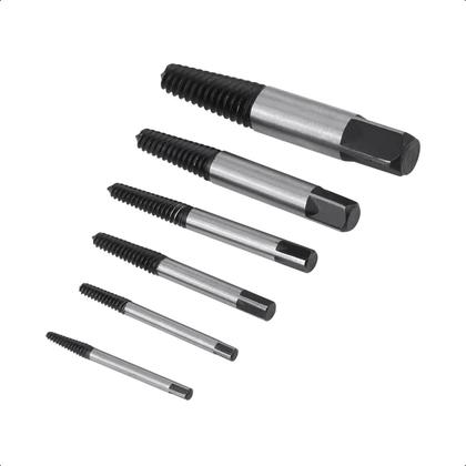 Imagem de Kit Extrator de Parafusos Estojo Jogo Com 6 Peças 3mm a 25mm