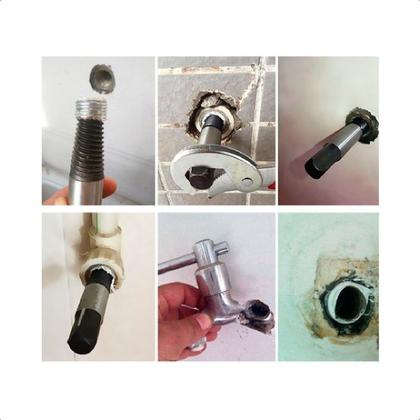 Imagem de Kit Extrator De Parafusos Jogo Com 5 Peças 3 A 18mm