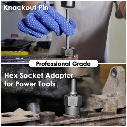 Imagem de Kit extrator de parafusos THINKWORK Extrator de parafusos Easy Out de 65 peças