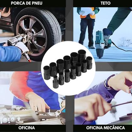 Imagem de Kit Extrator De Porcas e Parafusos Com 13 Peças - Lisfer